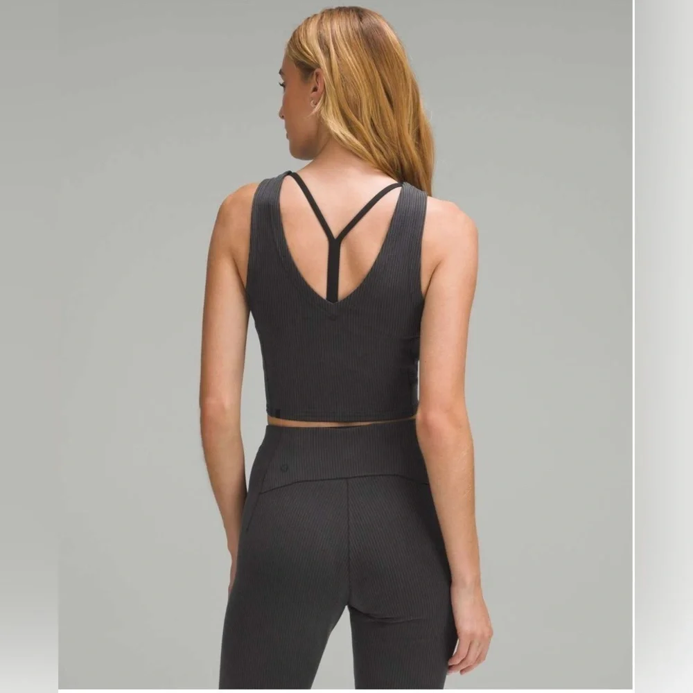 Lululemon Ribbed Softstreme Cropped Tank Top